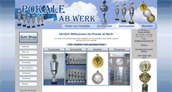 Desktop Screenshot of pokale-abwerk.de